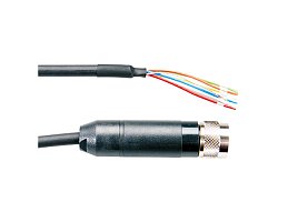 A-01XX | Prodlužovací kabel k analogovým sondám, 1m, antracitový, otevřené konce