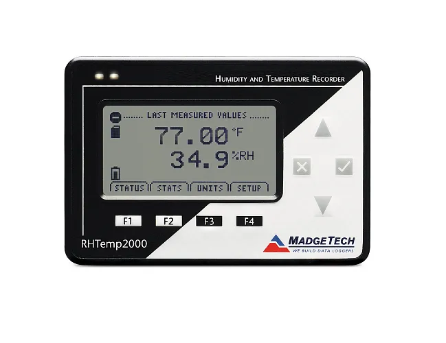 RHTemp2000 | Robustní data logger teploty a vlhkosti s displejem